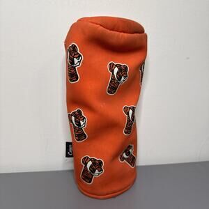 Limited Edition Cayce Golf Driver Head Cover Orange Tiger Frank